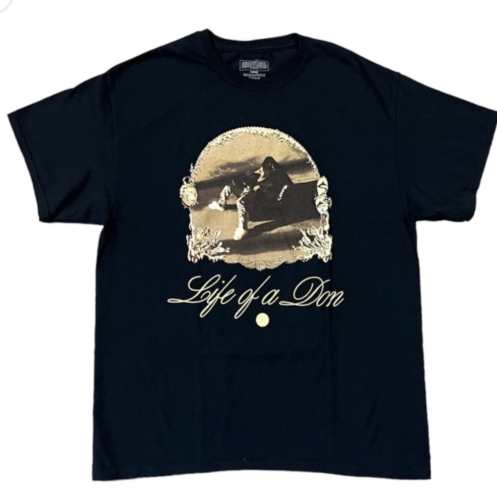 Don Toliver “Life of A Don” Black T-Shirt Size Large (adult)
